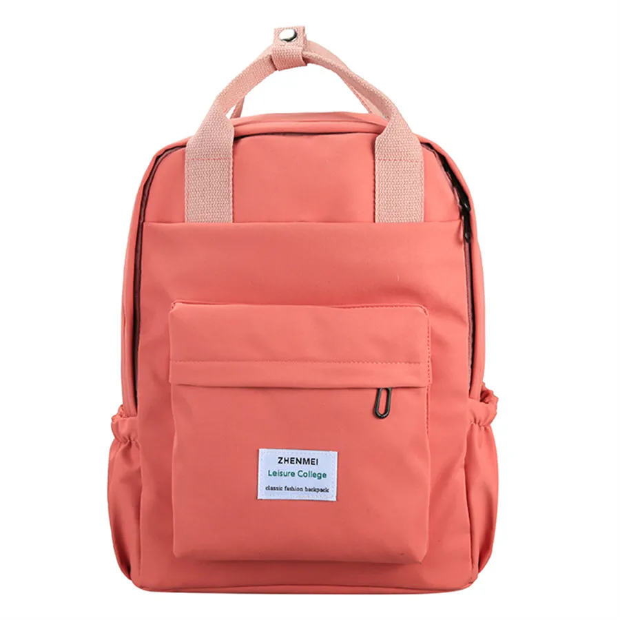 2020 водонепроницаемый нейлоновый женский рюкзак Женский Одноцветный школьный