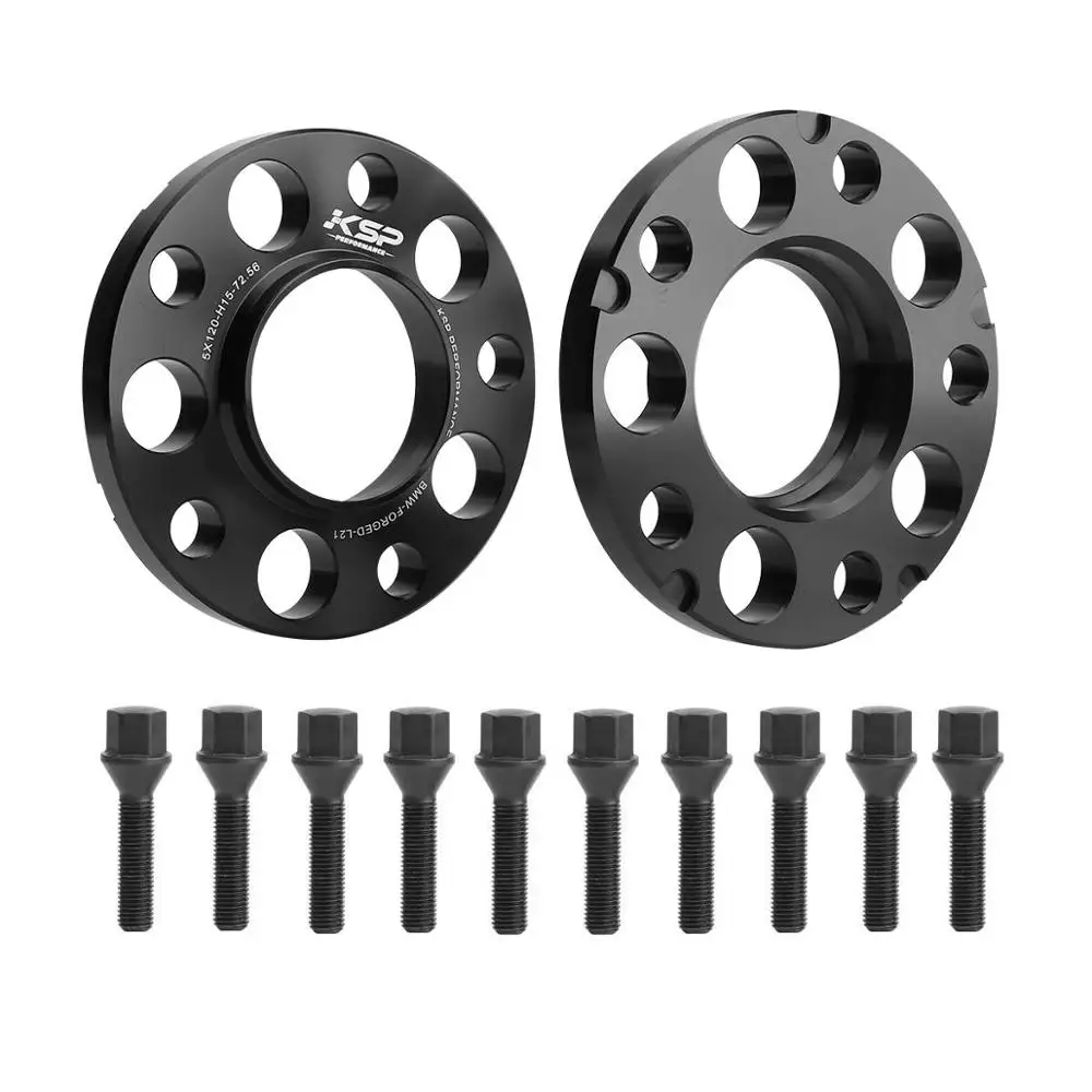 KSP 5X120 мм колесные прокладки Адаптеры 2 шт. 15 Hubcentric кованые для BMW шаг резьбы M12x1.5