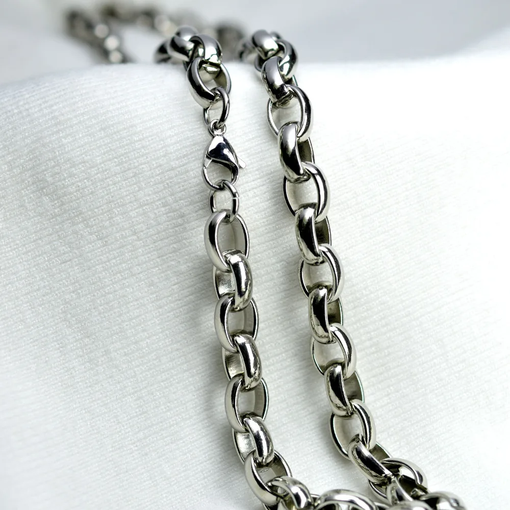 

Necklace 9mm band width Men's Gift Jewelry n322