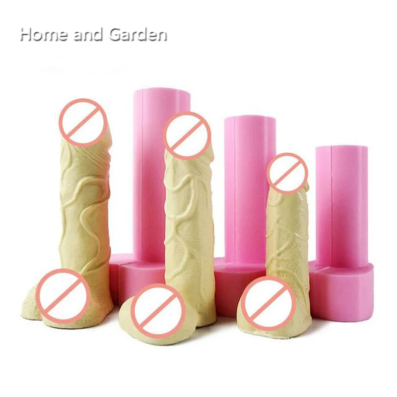 Силиконовая форма для мыла в виде мужского пениса формы свечей из полимерной