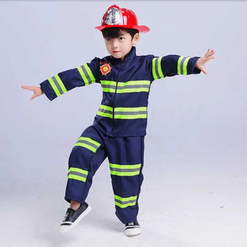 Пожарный костюм для косплея пожарная машина карнавальный маскарадный suitibal