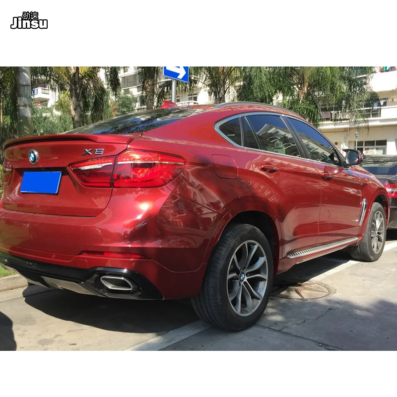 Для BMW X6 28i 35i 50i xDrive 2014 2018 качественный стиль Стекловолоконный праймер задний