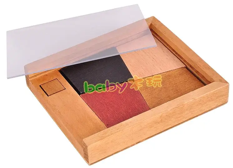 Деревянные интеллектуальные игрушки обучающие интеллектуальный пазл для