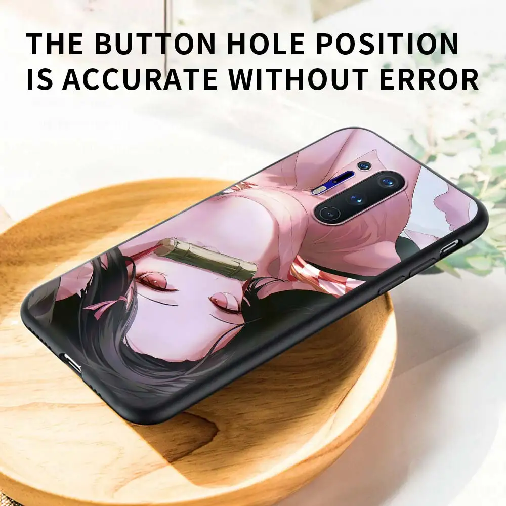 soft tpu case for oneplus 7 7t 8 8t 9 pro 9r n10 5g n100 one plus z phone coque luxury back cover cases anime demon slayer shell free global shipping