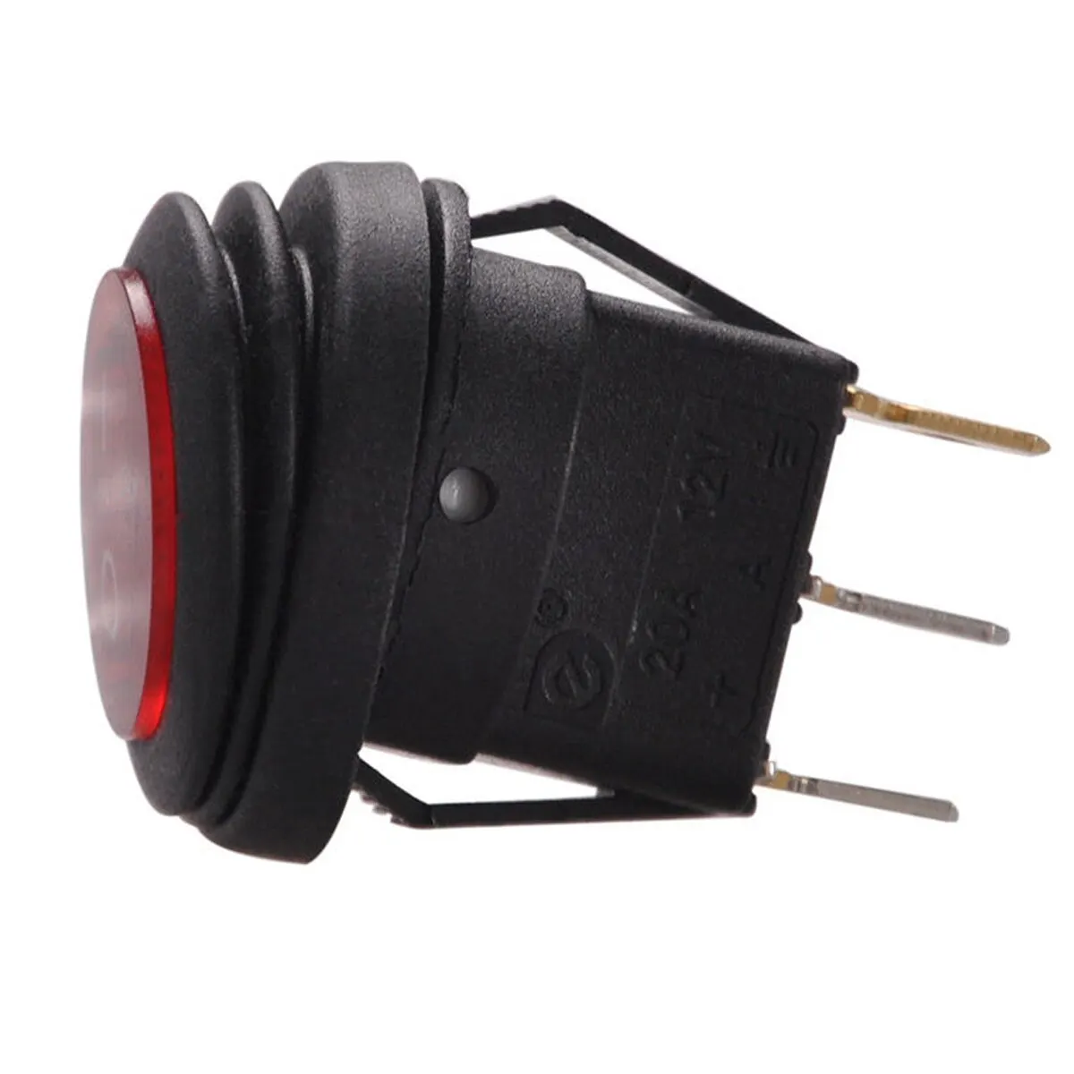 Тумблер переключатель постоянного тока с крассветодиодный светильник катором 12