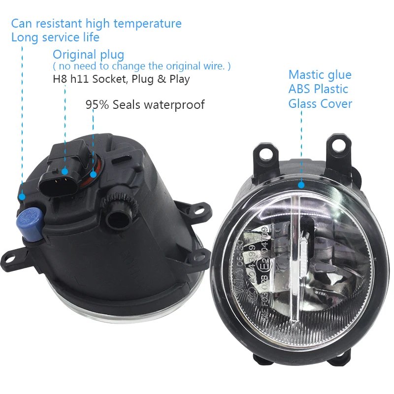 Buildreamen2 Car Styling LED Lamp Fog Light DRL Daytime Running 12V High Bright For Lexus ES300h ES350 2013 2014 | Автомобили и