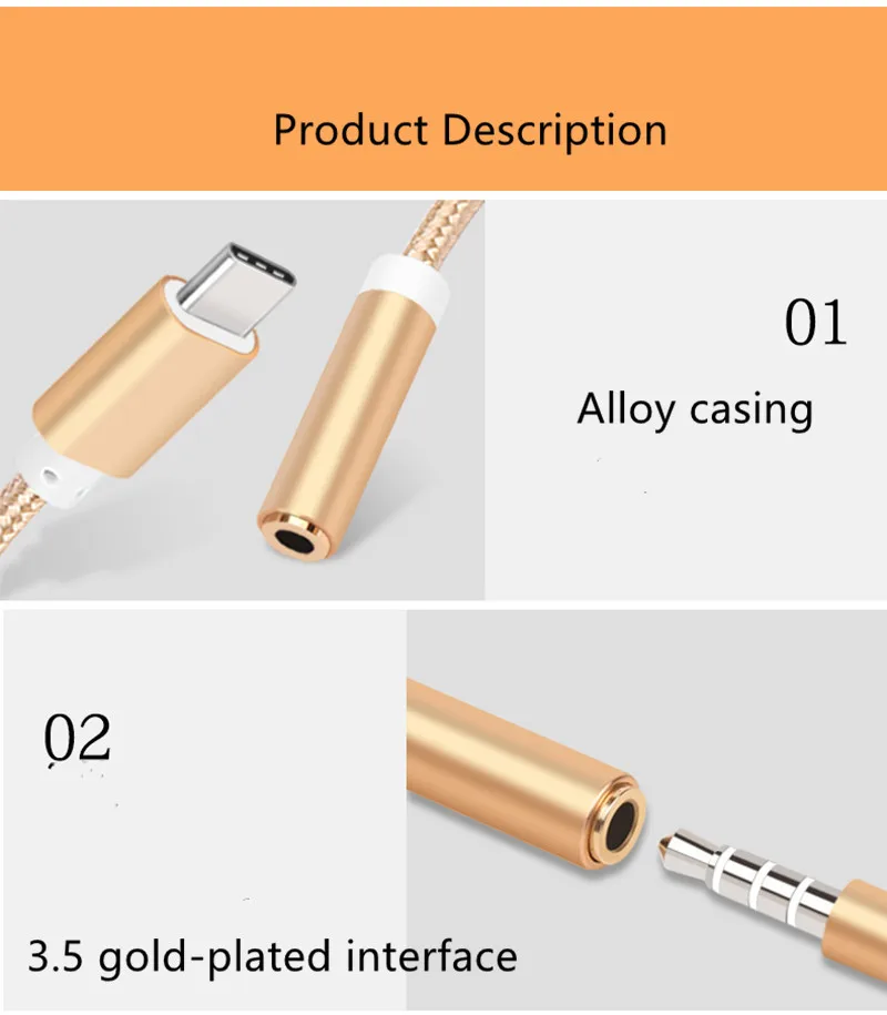 Usb type-C до 3,5 мм разъем для наушников AUX аудио кабель адаптер для samsung LG Nexus Oneplus Nokia Xiaomi huawei type C смартфонов