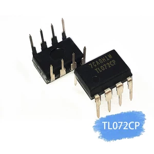 10pcs/lot TL072CN TL072 TL072C TL072CP DIP-8 = NJM072D 072D Amplifiers - Op Amps Dual Low Noise JFET new original