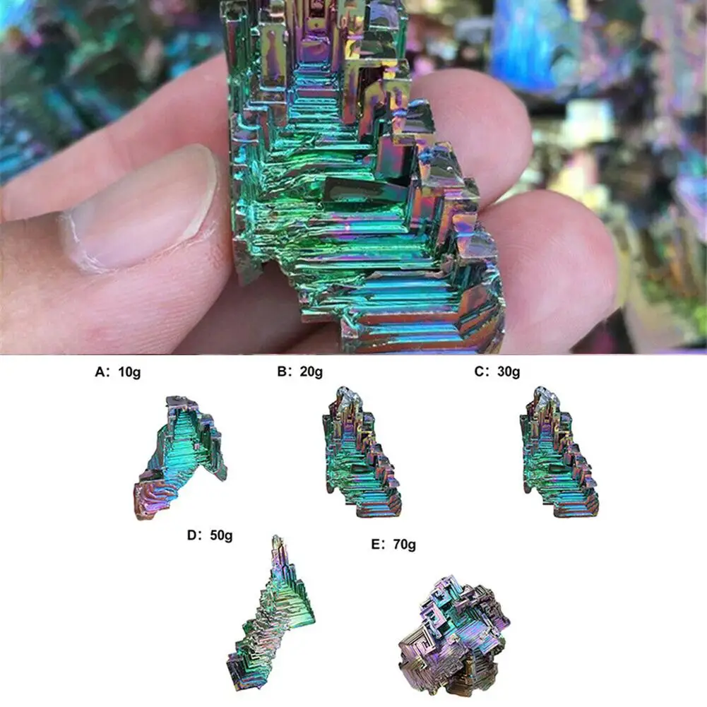 Innovitive Rainbow Titanium Bismuth образец минерала драгоценный камень кристалл кварцевый