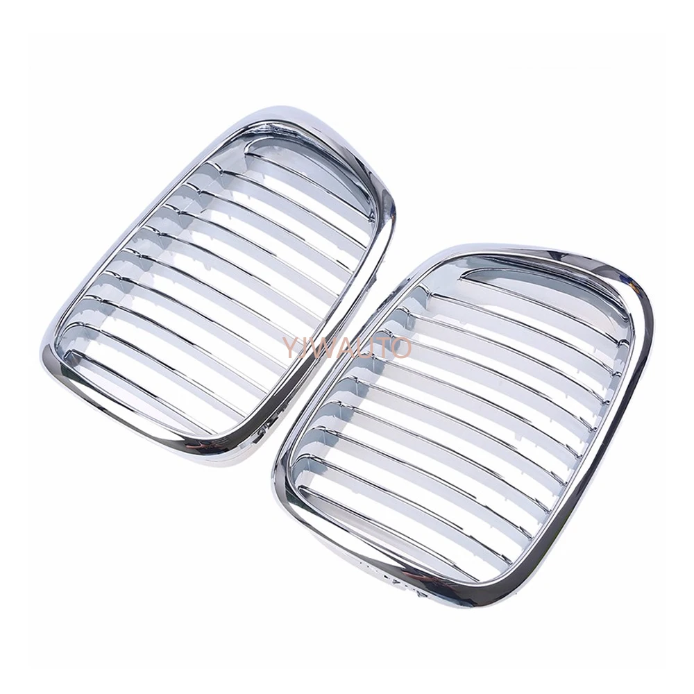 Racing Grills for BMW E39 5-series 525 528 530 535 540 M5 1999-2003 Front Kidney Grille Car Bumper Grill Styling Bonnet Hood