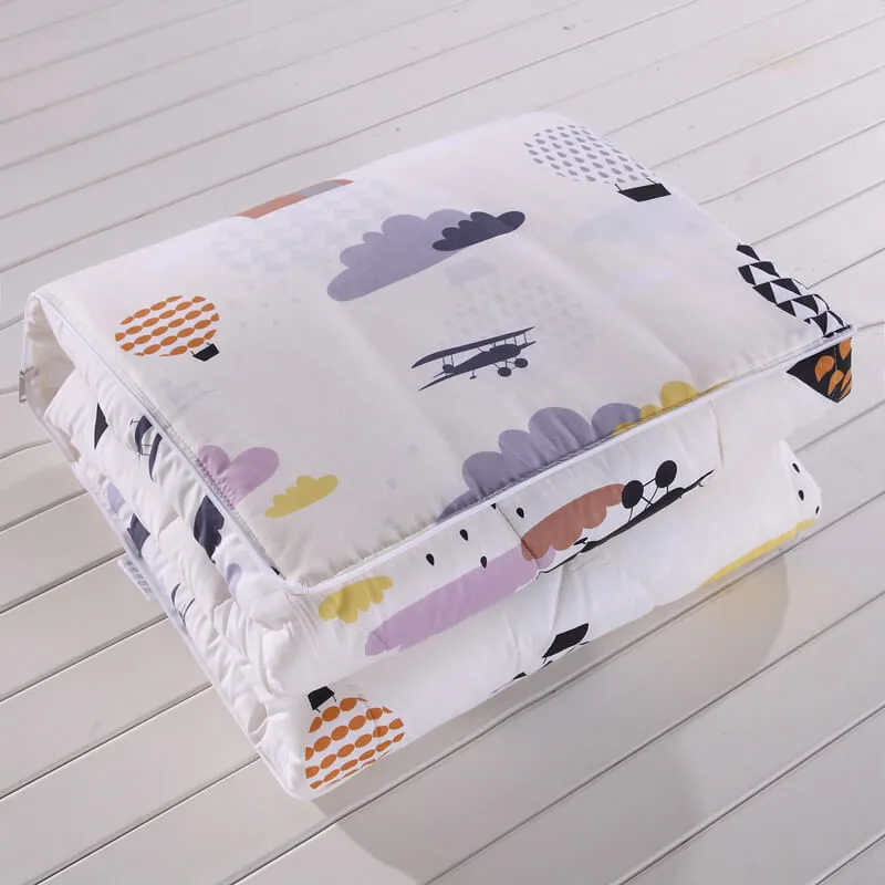 2017 Новый мультфильм поясничная поддержка пледы Чистый хлопок