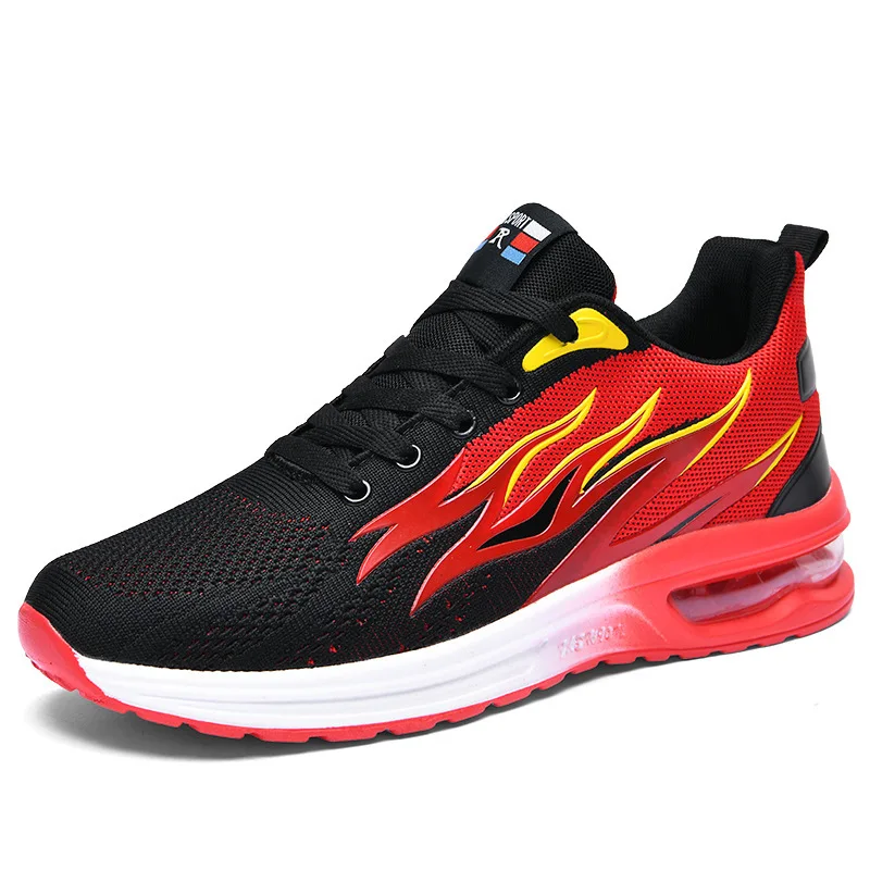 

Men's Shoes Sports Shoes New Casual Men's Shoes Korean Version of Thick-soled Running Shoes Flying Woven Shoes Popular Trendy