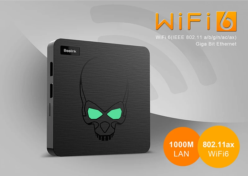 Beelink GT-King Android 9.0 TV BOX Amlogic S922X 4G DDR4 64G EMMC WIFI 6 1000M LAN 4K 3D Bluetooth 4.0 Smart TV BOX Медиа-плеер