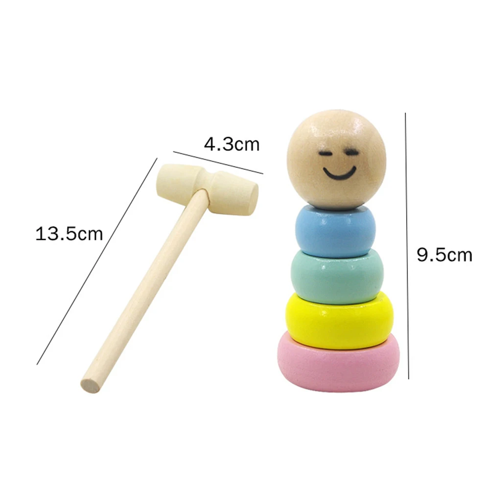 

Smiling Little Puppet New Magic Toy Unbending Little Wooden Man Children's Toys D50