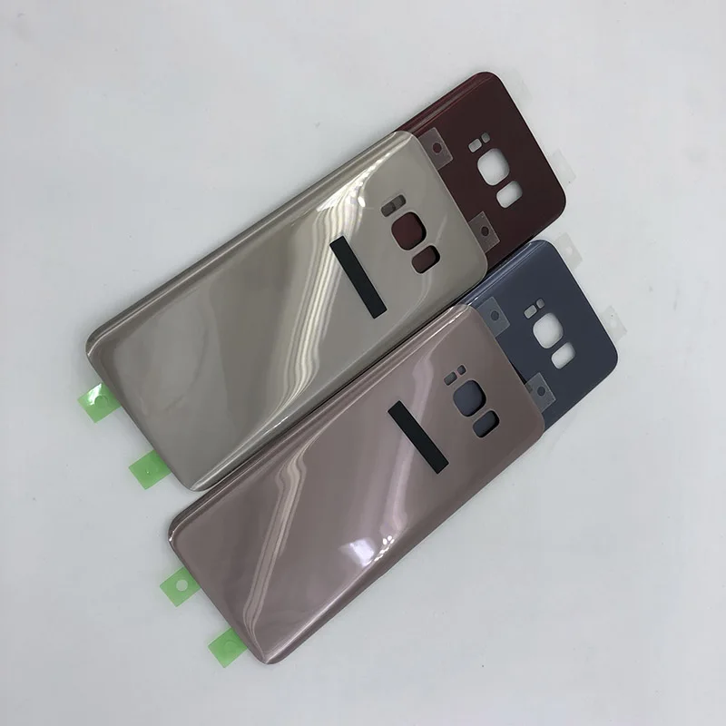 Задняя крышка батарейного отсека, задняя крышка корпуса, чехол для samsung Galaxy S8 G950, аксессуары для мобильного телефона, Запасная часть