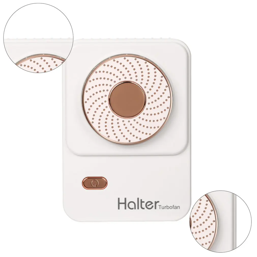 

Folding Hanging Neck Fan Desktop Usb Mute Charging Mini Blower Student Travel Portable Lazy Hand-held Fan