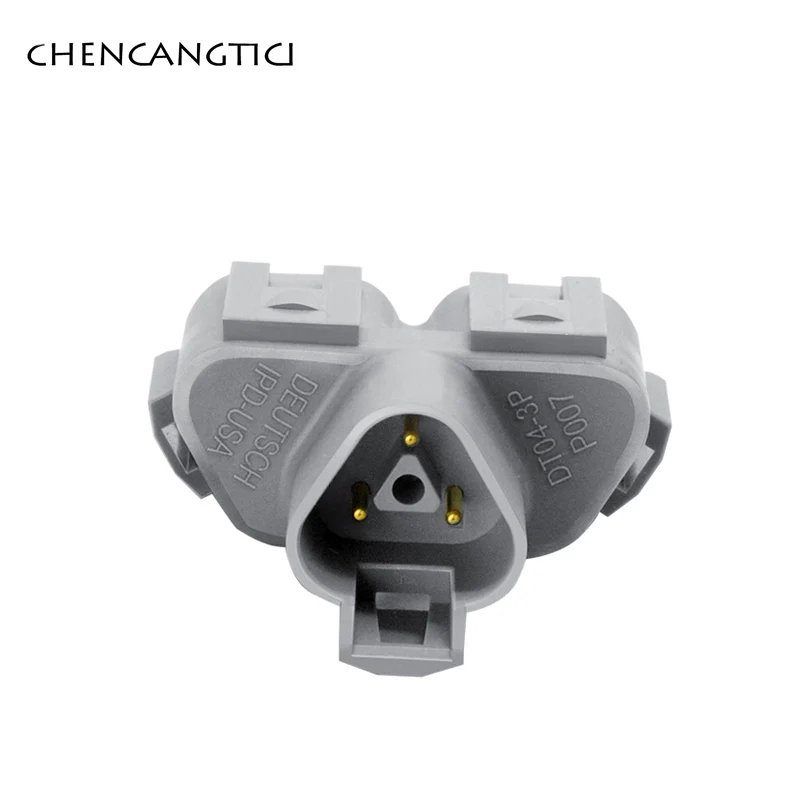 

1 Set 3 Pin Way Deutsch Automotive Electrical Housing Wiring Cable Connector Plug Three Connection Socket DT04-3P-P007