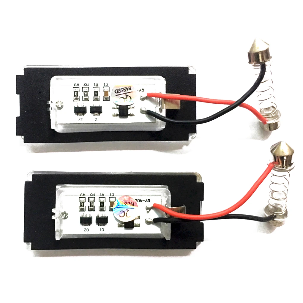 Замена для Mini Cooper S R53 2001 2006 1 пара задний светодиодный светильник номерного знака