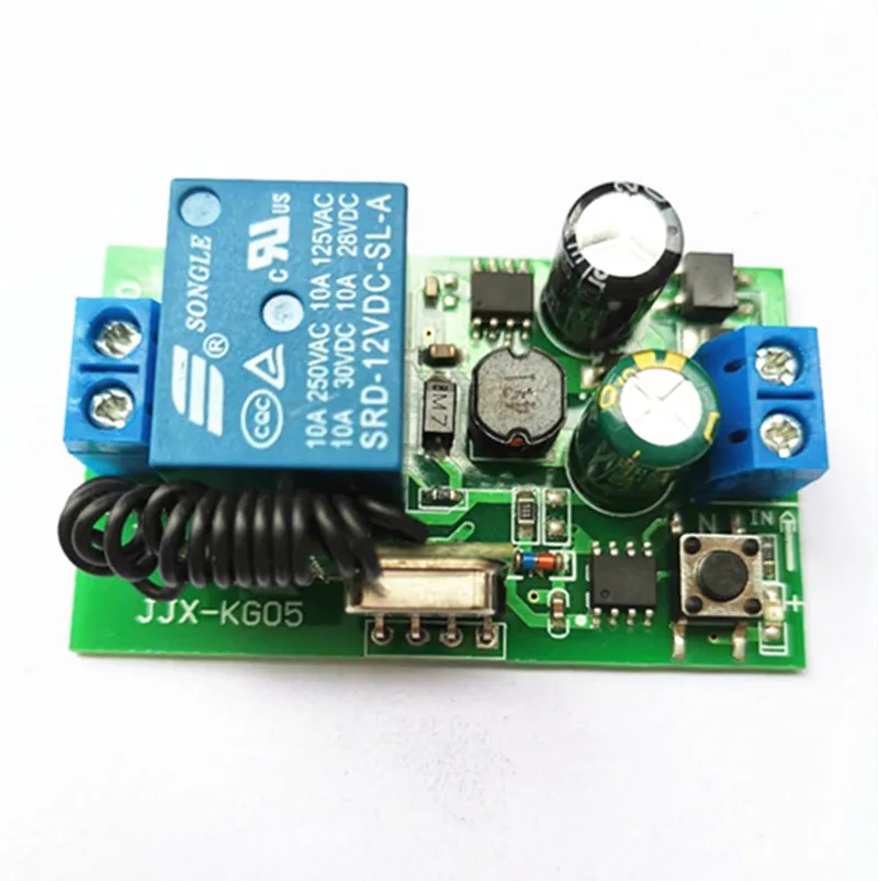 433 MHz AC 110V 220V беспроводной 1CH RF передатчик дистанционное управление переключатель