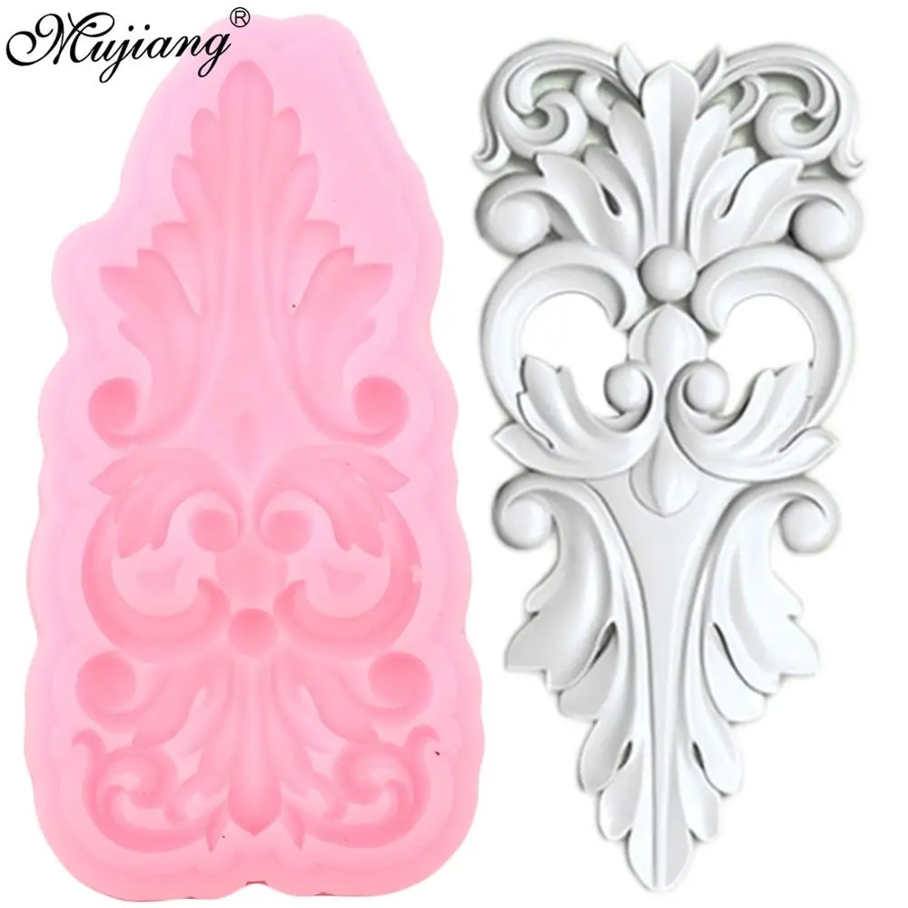 Силиконовая форма для украшения тортов Mujiang Sugarcraft рельефная капкейков помадки
