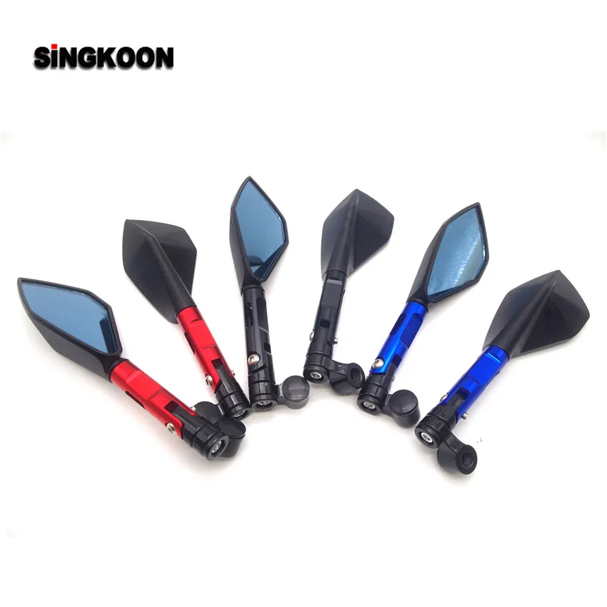 Зеркало заднего вида для мотоцикла 8/10 мм с ЧПУ|Боковые зеркала и аксессуары| |