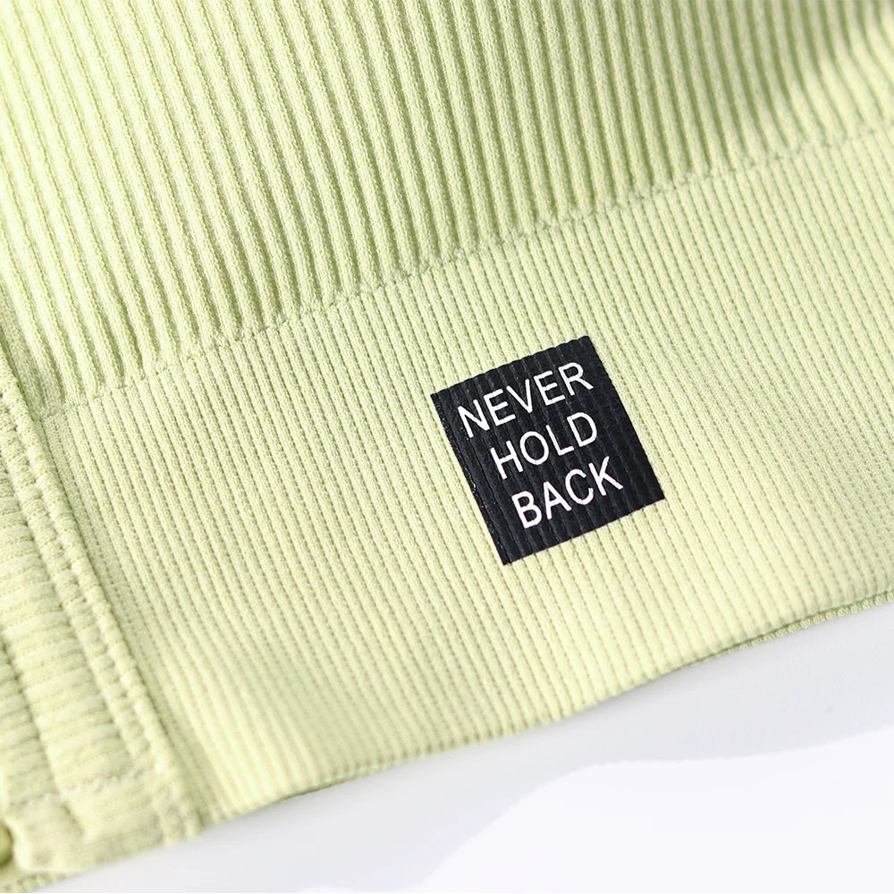 Sexy Active Bra for Women V-neck Push Up Front Zipper Fitness Cropped Top Lingerie for Yoga Running Workout Gym Bralette