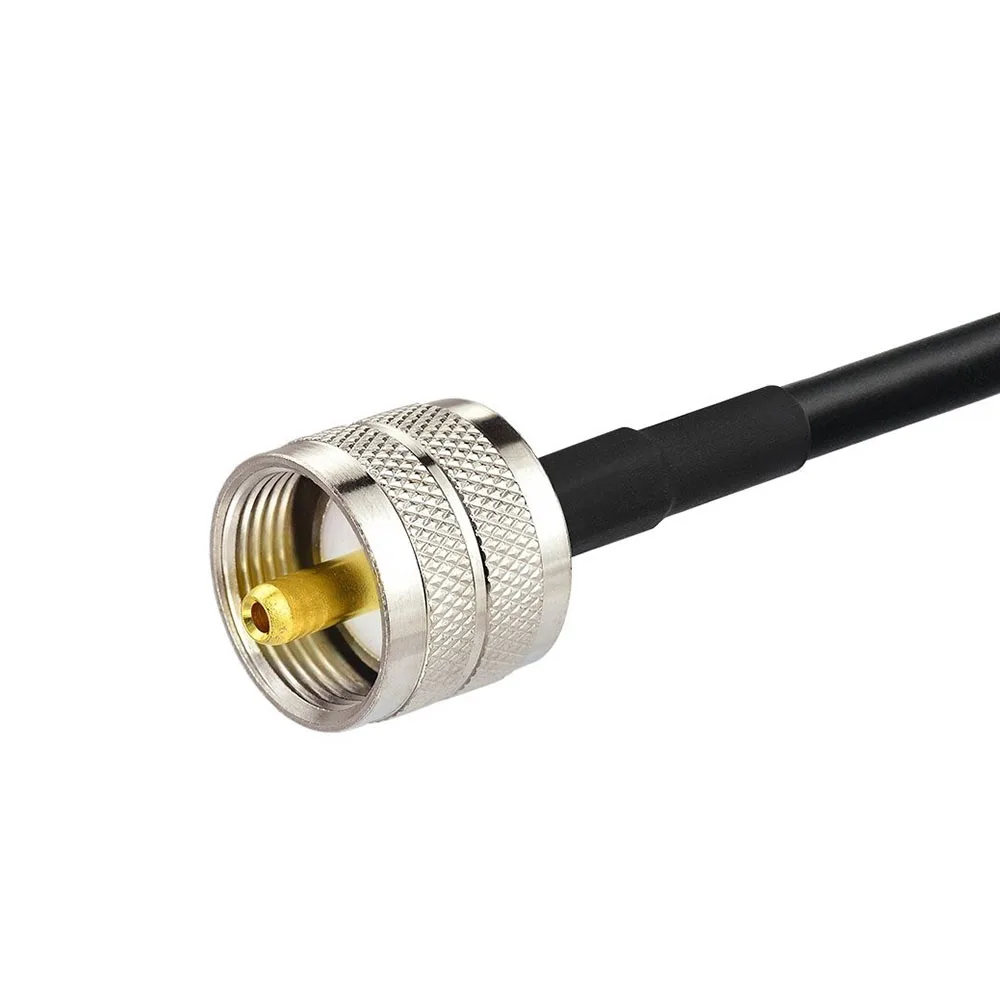 Eightwood UHF PL259 штекер к SO239 женский RG58 антенный коаксиальный кабель 1 м для автомобиля