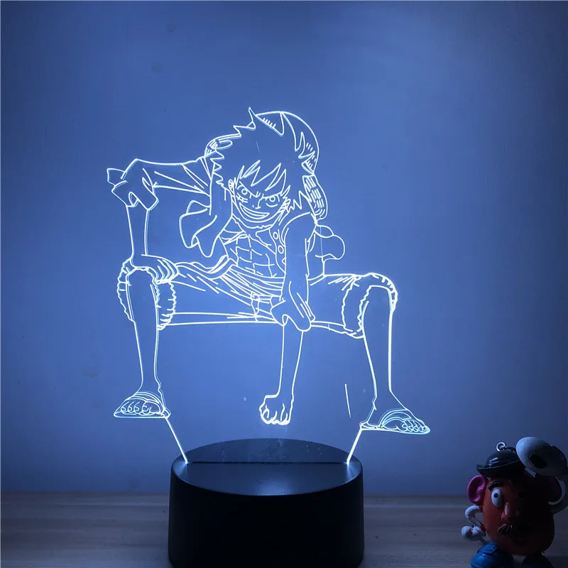 3D светодиодный ночсветильник аниме Lfuyy Gear 2 осанка Ver. Экшн фигурка 7 цветов