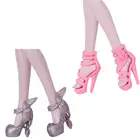 1 пара обуви высокого качества для куклы Monster High, модные ботинки на высоком каблуке, аксессуары для сандалий г., смешанный стиль, Рождественская игрушка для кукольного домика