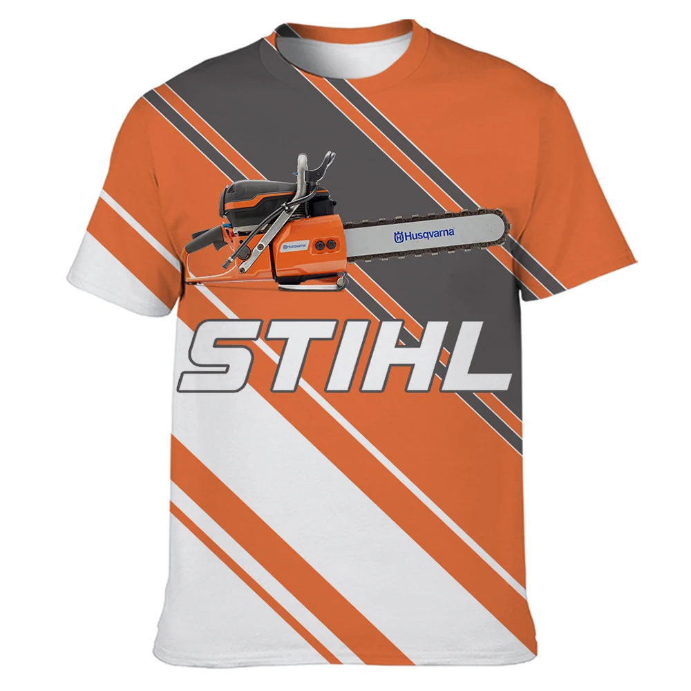 

New Power Tools 3d Printing Men's T-shirt Casual Streetwear Harajuku Style Top Outlet Plus Size Shirts Summer 2022