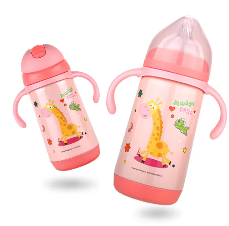 Bpa free 300 мл чашка термос из нержавеющей стали 304 для детского питья портативная