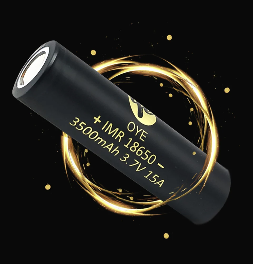 Новинка 18650 литий-ионная аккумуляторная батарея 3500mAh 15A литиевая батарея с высоким дренажом для Flashinglight Vaping 3,7 V 18650 батарея