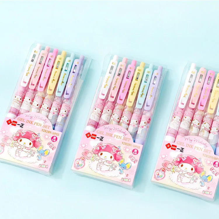 

30 шт./лот Kawaii розовый кролик пресс гелевая ручка Набор Милые 0,5 мм черные чернила Подпись Ручки рекламный подарок офисные школьные принадлеж...