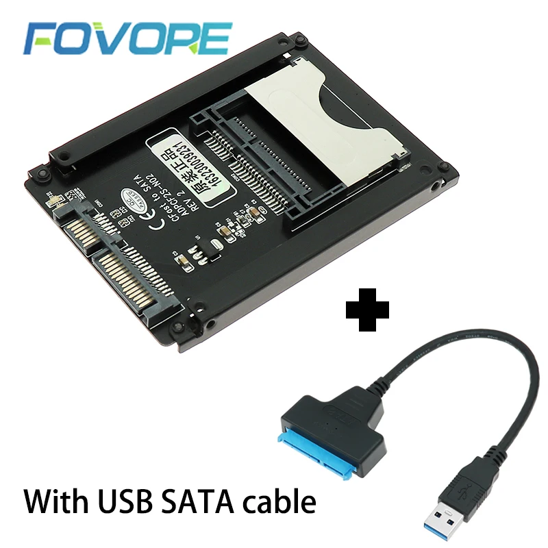 Преобразователь карт SATA CFast 2 5 дюйма чехол для жесткого диска SSD HDD кардридер ПК и