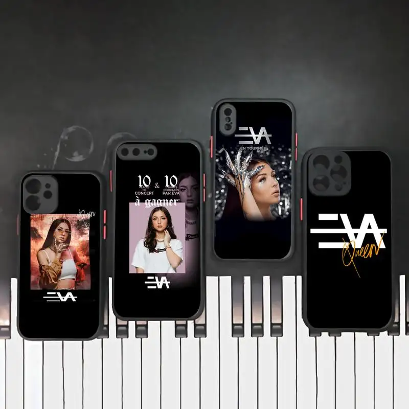 

Eva queen singer Phone Case matte transparent For iphone 7 8 11 12 plus mini x xs xr pro max cover