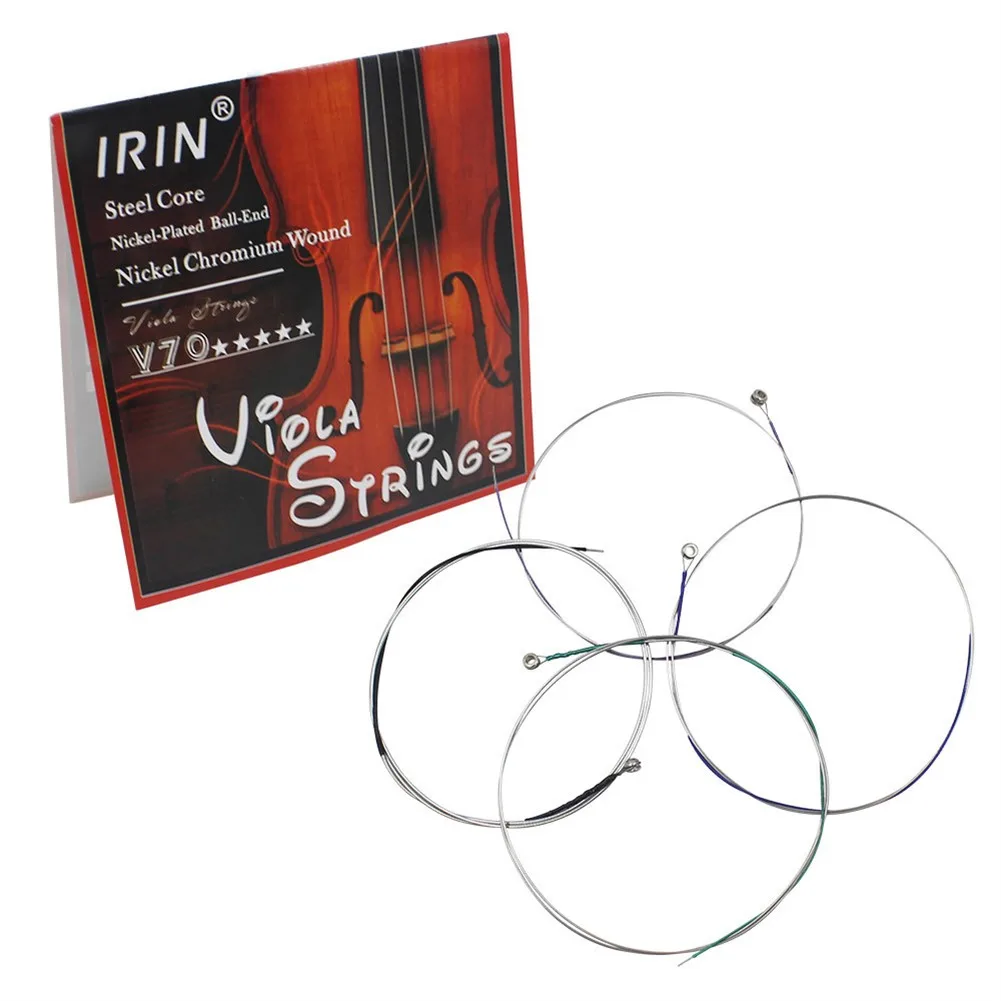 

6 Pcs/Set IRIN V70 Viola Strings Nickel-Chromium Winding Exquisite Stringed Musical Instrument Parts Accessory 0.2 0.3 0.5 0.7mm