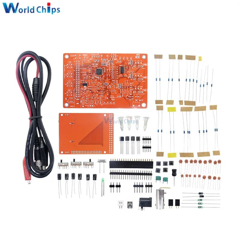 Цифровой осциллограф DIY Kit 2," tft diy части для осциллографа делая Электронный диагностический инструмент Обучающий набор