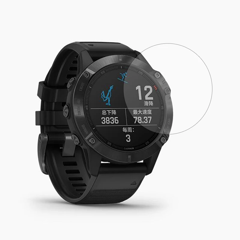 

Tempered Glass Clear Protective Film For Garmin Watch Fenix 6 Fenix6 Shapphire/Pro SmartWatch Screen Protector Cover Protection