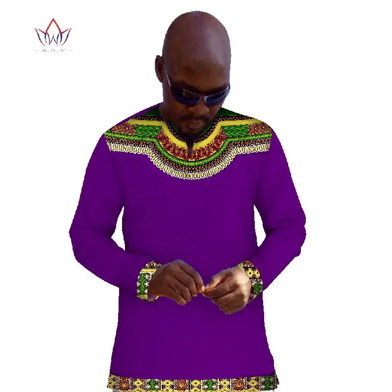 New Fashion 2017 African Wax Men T Shirt Custom Long Sleeve Mens Tops Clothing Dashiki Plus Size WYN64|men fashion t shirt|men shirtmens shirts |