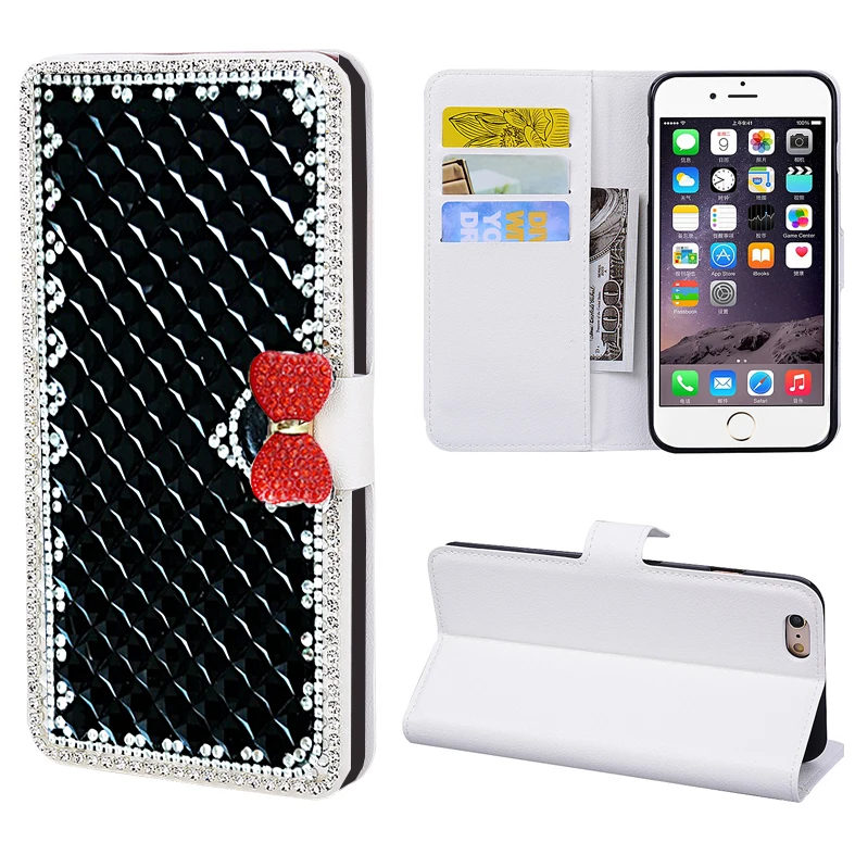 

Flip Leather Case For Xiaomi Redmi 6A Fundas 3D Wallet Card Holder Stand Book Cover Diamond Handmade Coque Redmi6A Cases