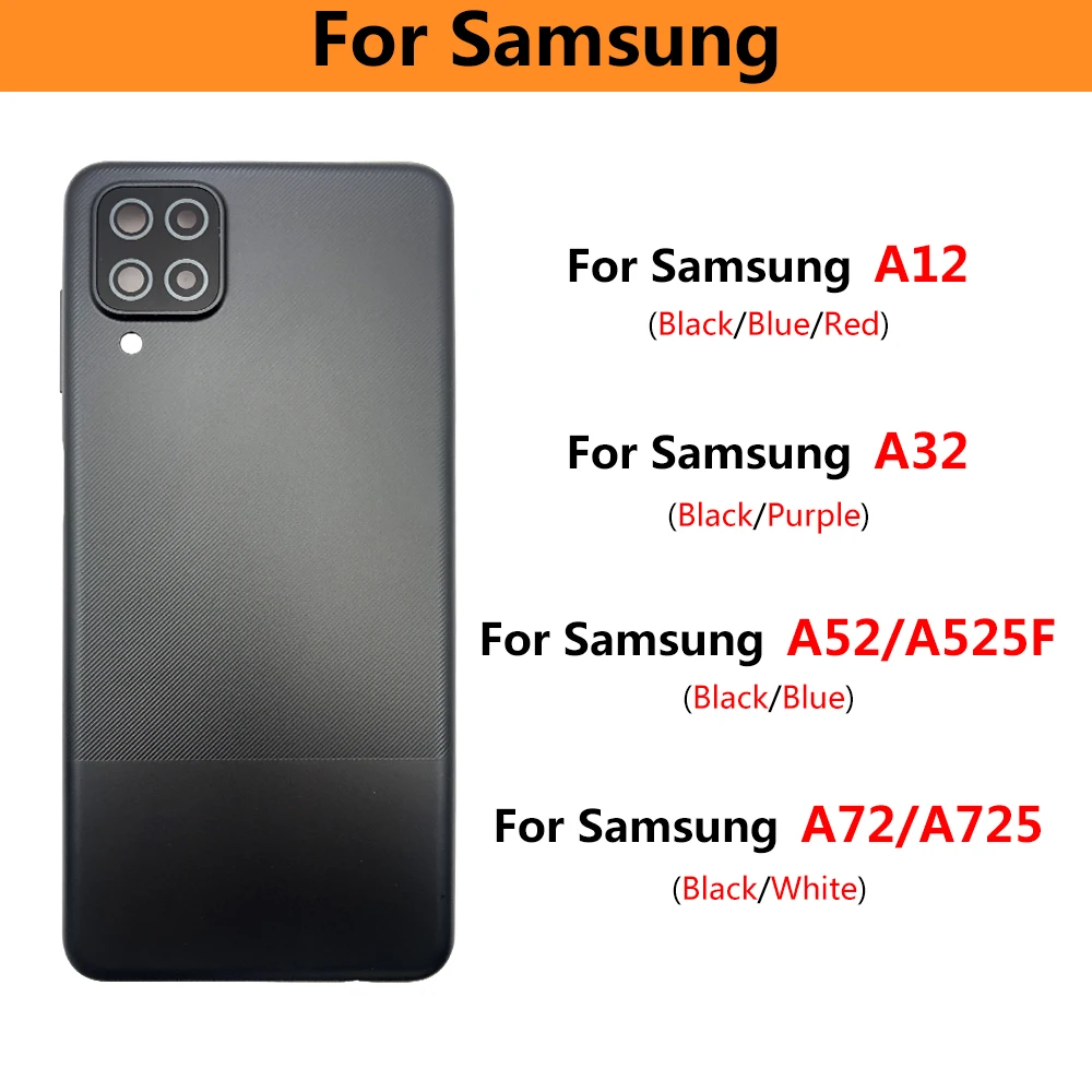 

Для Samsung A10 A105F Задняя стеклянная задняя крышка батарейного отсека Корпус, передняя часть корпуса Крышка для отсека аккумулятора