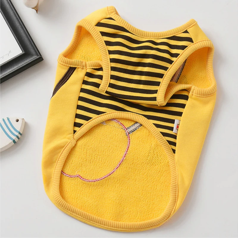 Милая летняя одежда для собак жилетка рубашка щенков домашних животных