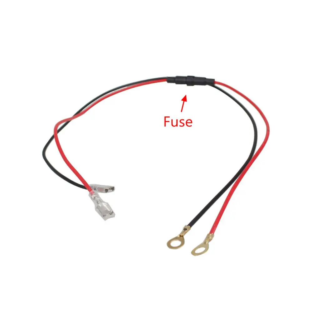 

60cm Cigarette Lighter USB Charger Socket Cable Wiring Harness Cord with 10A Fuse for Car Marine Motorcycle ATV RV