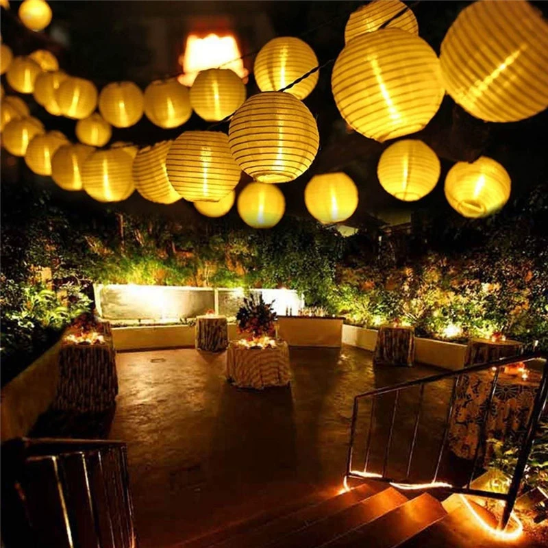 

Solar String Lights 30 LED Outdoor Lantern Christmas Tree Holiday Decoration Landscape Garden String Light