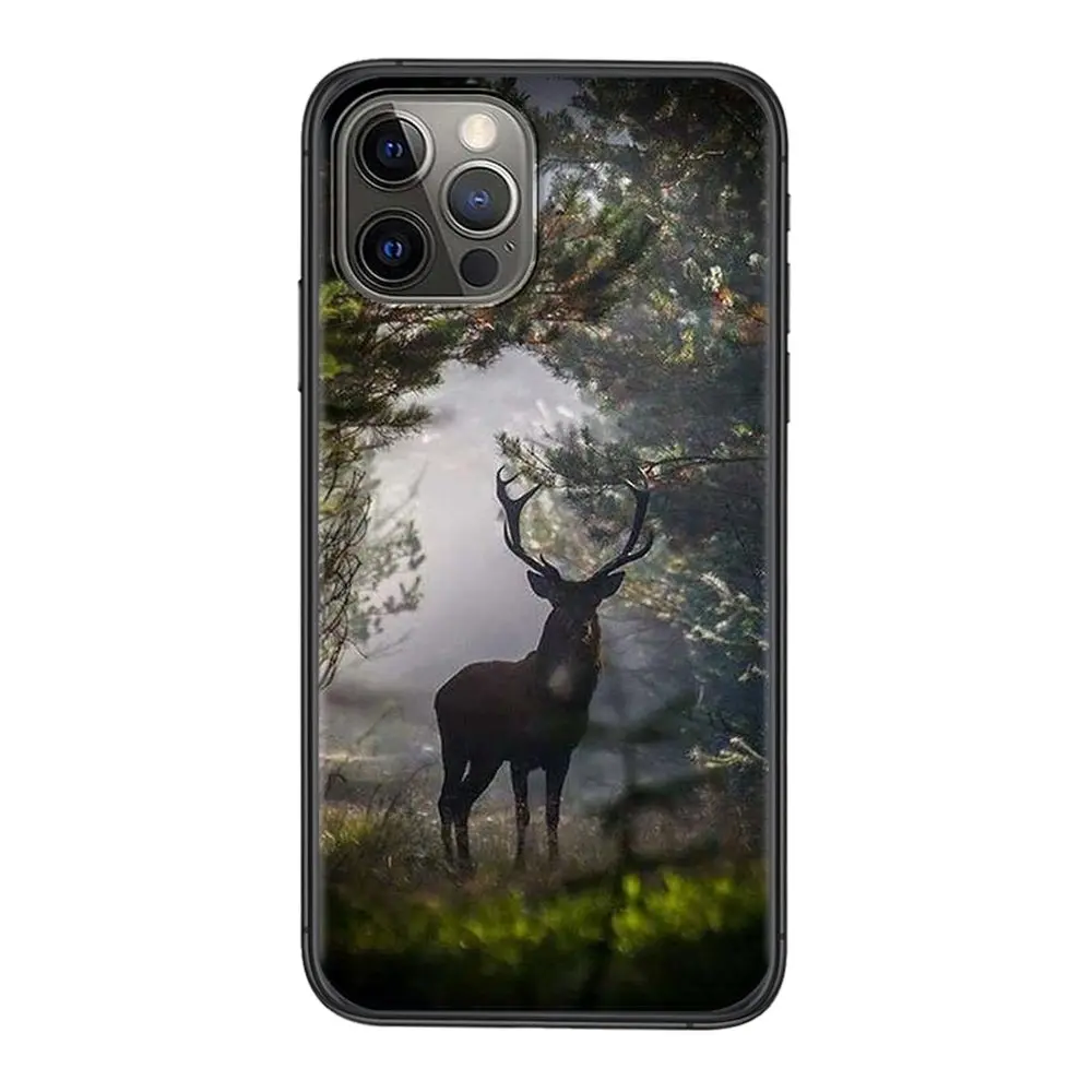 Для Apple iPhone X XR XS 11 12Pro Mini MAX 5S 5C SE 6S 7 8 Plus 2020 Олень Охота камуфляж Лидер продаж Чехол