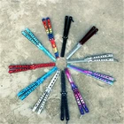 Нож-бабочка, нож-трансформер, керамбит, тренировочный складной нож-бабочка, игровой нож без острого лезвия, инструмент для тренировки