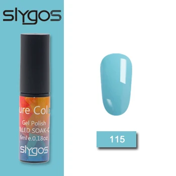 115 SLYGOS 6 мл УФ-гель для ногтей Топ УФ Led гель Осенняя Серия Тыква трава зеленый шоколад цвет Лак удаляющийся замачиванием гель лак - Цвет: 115