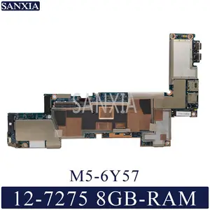 kefu aae00 la c321p laptop motherboard for dell latitude 12 7275 original mainboard 8gb ram m5 6y57 free global shipping