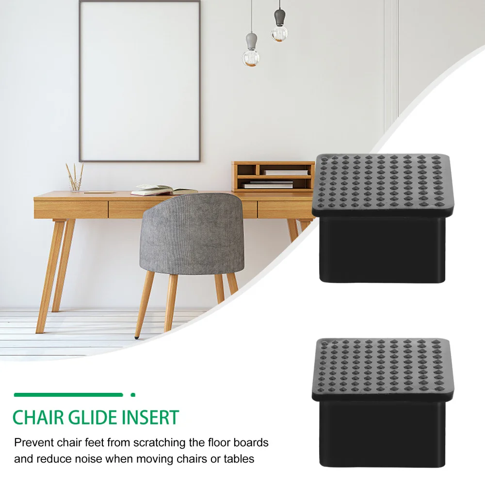 

20pcs Non-slip Floor Protector Home Square Furniture Leg End Plugs Insert Plugs