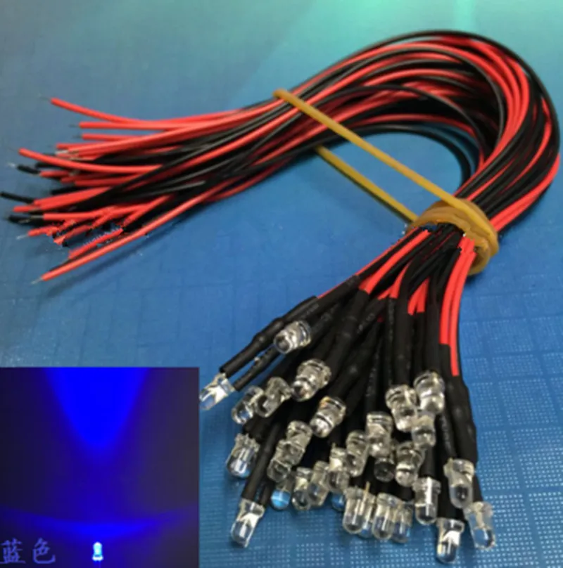 12 В с линейсветодиодный/3 мм белые волосы синий/выделитель концентрированный